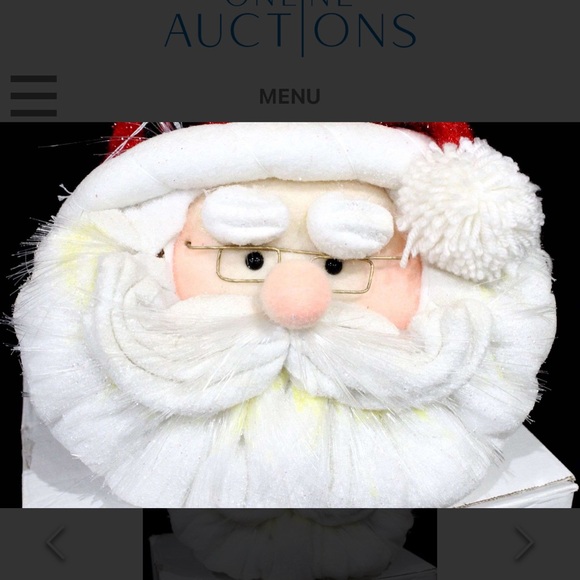 Festive Fiber Optic Santa Head - Picture 4 of 7